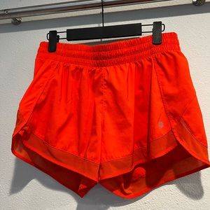 Athleta Mesh Racer Run Shorts 4”